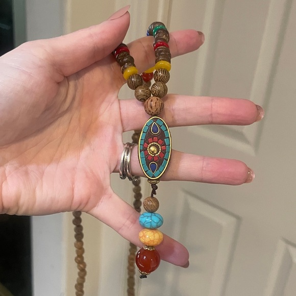 Hand Crafted Jewelry - Boho beaded Necklace